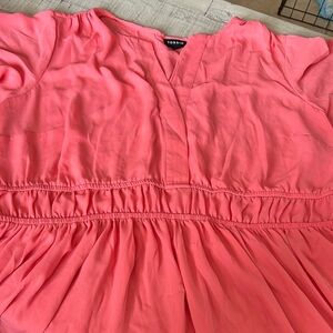 Torrid Coral V-Neck Dress